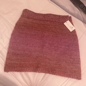 Knit Ombré Skirt by Generation Outcast